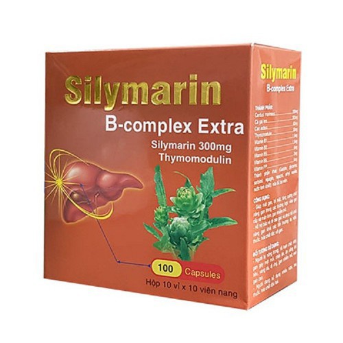 Silymarin B-Complex Extra -  Hỗ trợ tăng cường chức năng gan, mát gan, bổ gan, giảm viêm gan (100 viên)
