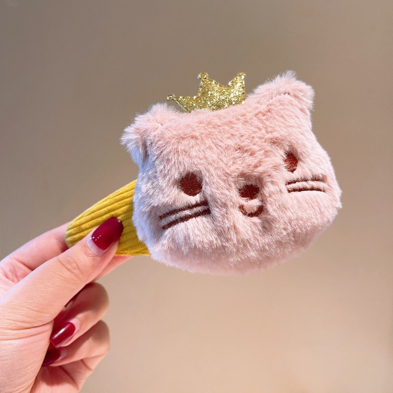 Dây Buộc Tóc Đuôi Ngựa Hình Mèo Nhồi Bông Đáng Yêu Giá Đỡ