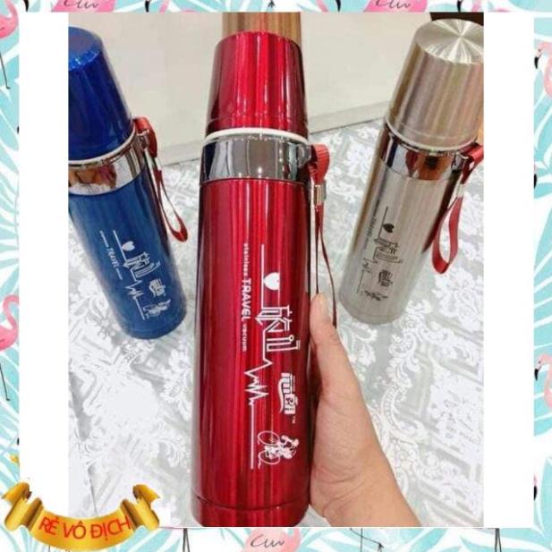 Gia Dụng Bình nước giữ nhiệt Outdoor 800ml- bình giữ nhiệt thể thao nóng lạnh vận động đẹp sang trọng