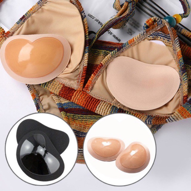 Miếng dán đệm trái tim silicon bên trong đồ lót đa năng siêu nâng ngực