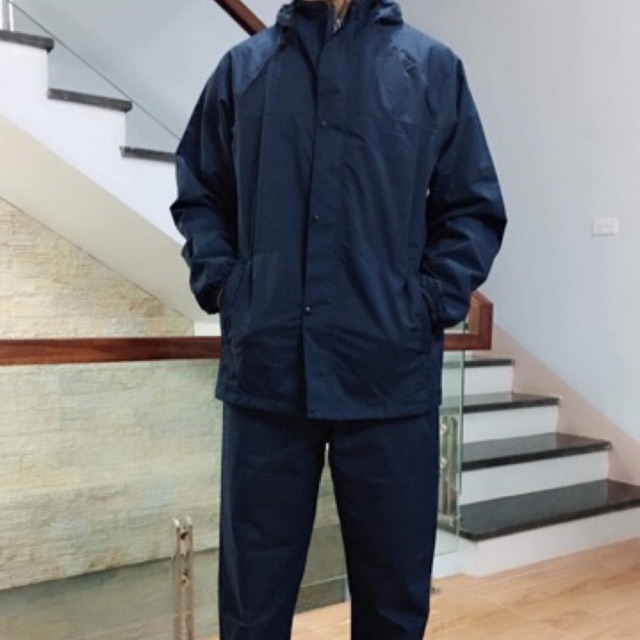 Áo mưa nam/ nữ chống thấm 2 lớp