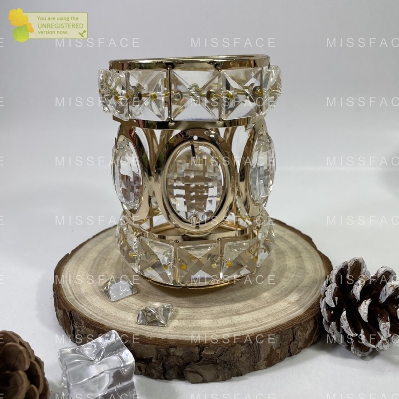 Cốc cắm cọ pha lê sang chảnh ( ib shop chọn mẫu )