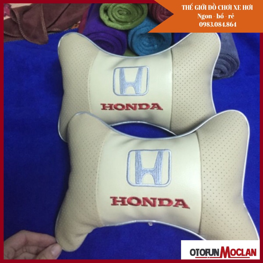 Gối tựa đầu xe ô tô bằng da ô tô Honda