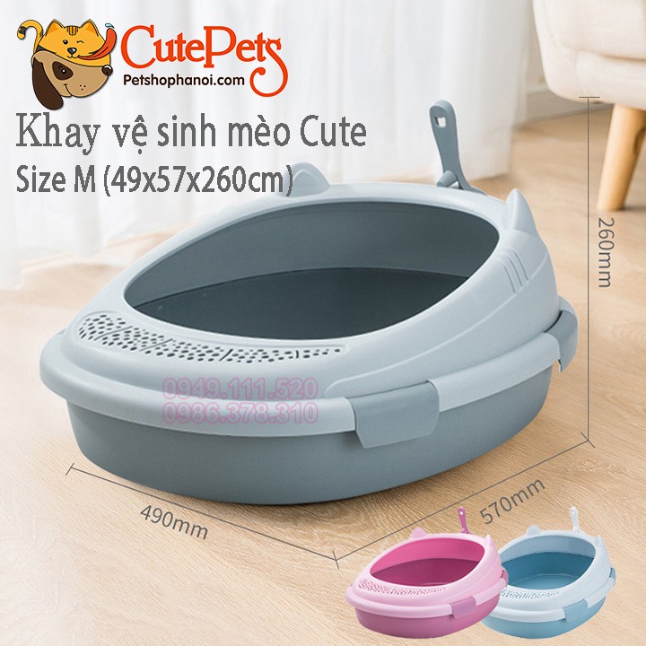 Khay vệ sinh mèo Pet Limitless khay tai mèo - CutePets