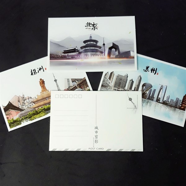 Hộp 36 Post Card Chủ Đề Kỳ Quan Hiện Đại (9.3 x 14.3cm)