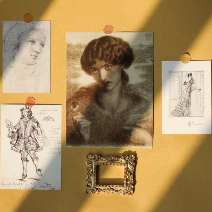 Postcard trang trí nội thất decor chụp ảnh phong cách Scandinavian Châu Âu