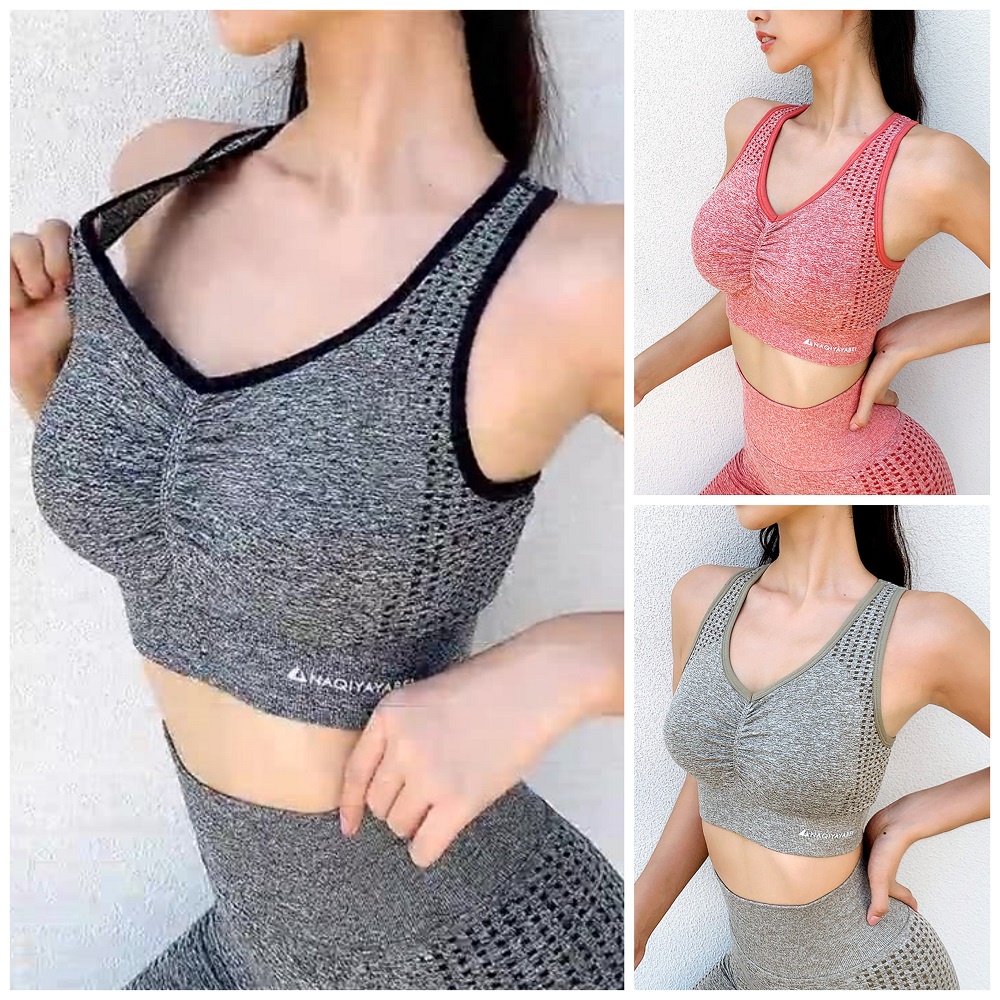 Áo bra tập gym nữ nâng ngực Naqi chính hãng, bra thể thao không gọng BNAQ01