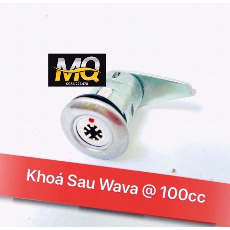 BỘ Ổ KHÓA XE MÁY WAVE a 8 CẠNH ( 8 CHẤU - KHÓA ĐIỆN + KHÓA YÊN) mQ.shop