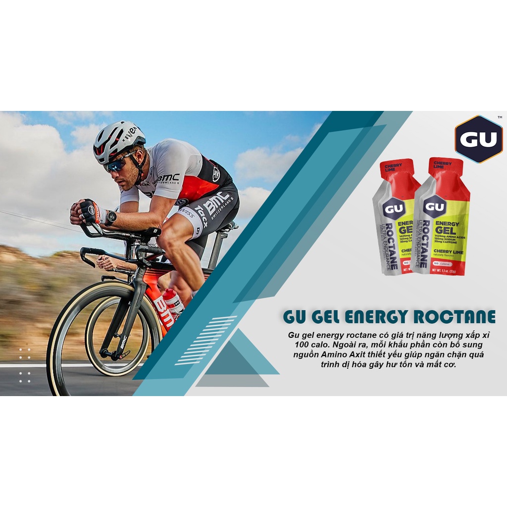 Gel bổ sung năng lượng GU Roctane Ultra Endurance Energy GEL 32g