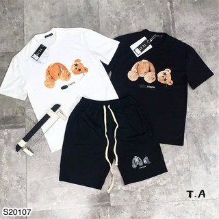 Bộ Thể Thao Nam , Bộ Thun Nam Chất liệu Thun Lạnh 4C In hình Gấu 3D Năng động , trẻ trung - BN306 - Shopmens