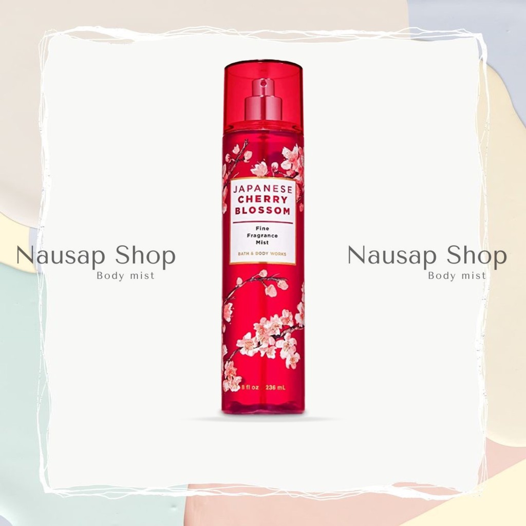 Xịt toàn thân Body Mist Bath And Body Works - Japanese Cherry Blossom 10ml-30ml-50ml-100ml 𝐕𝐢𝐜&𝐁𝐚𝐭𝐡