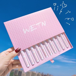 Set 10 son kem hồng wetn lip gloss cưng xỉu