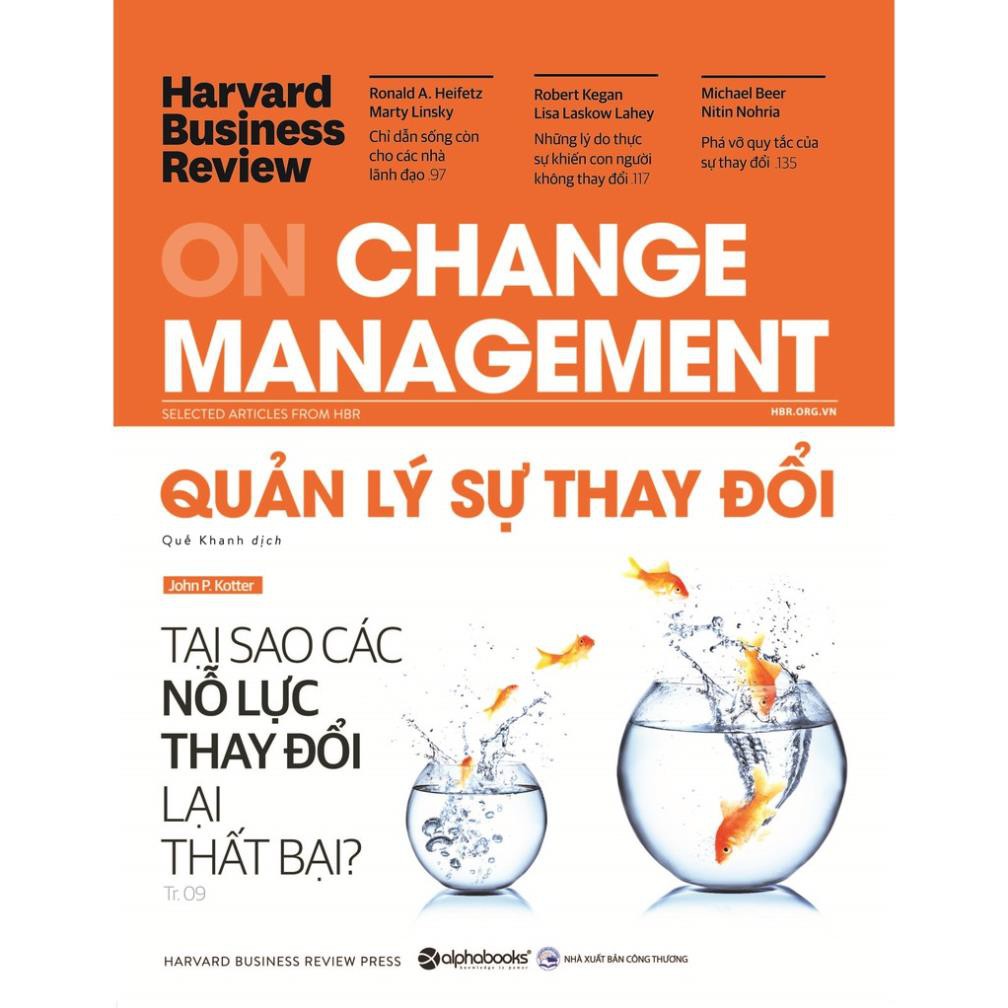 Sách AlphaBooks - Harvard Business Review-Quản lý sự thay đổi