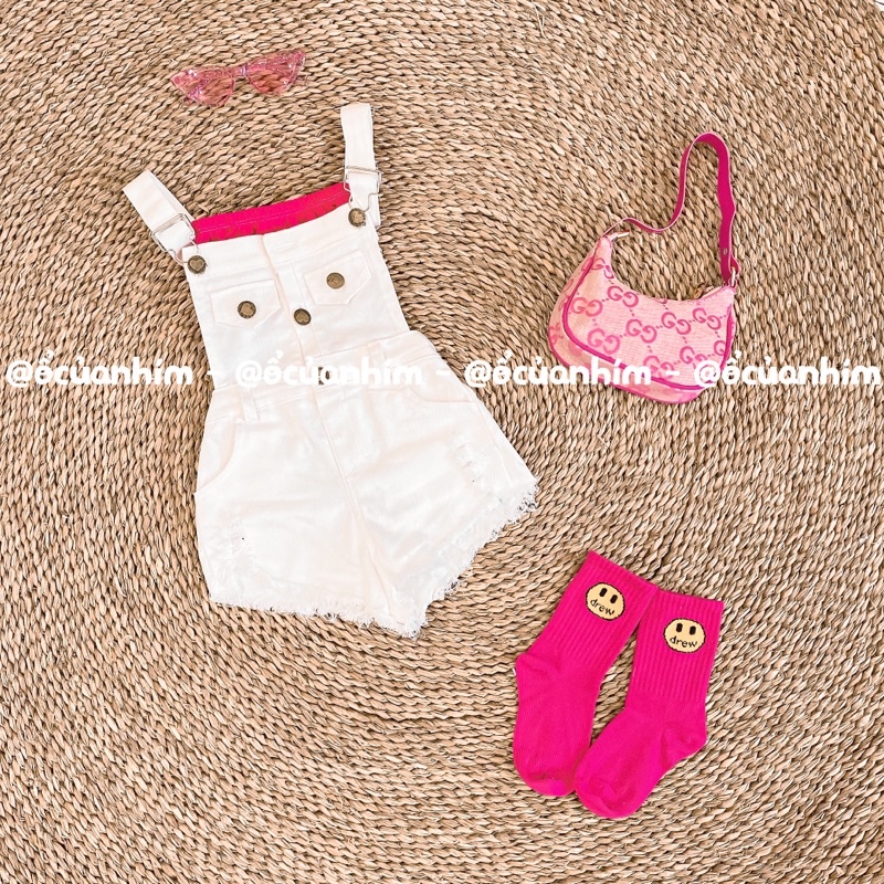 Set yếm kèm áo siêu xinh cho bé