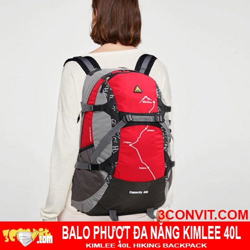 Balo du lịch phượt đa năng Kimlee 40L
