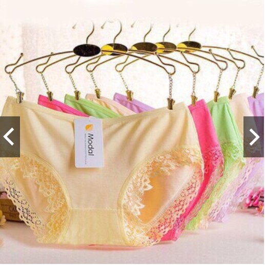 💘FREESHIP💘Quần Chip Nữ Set 3 Quần Lót Ren Modal