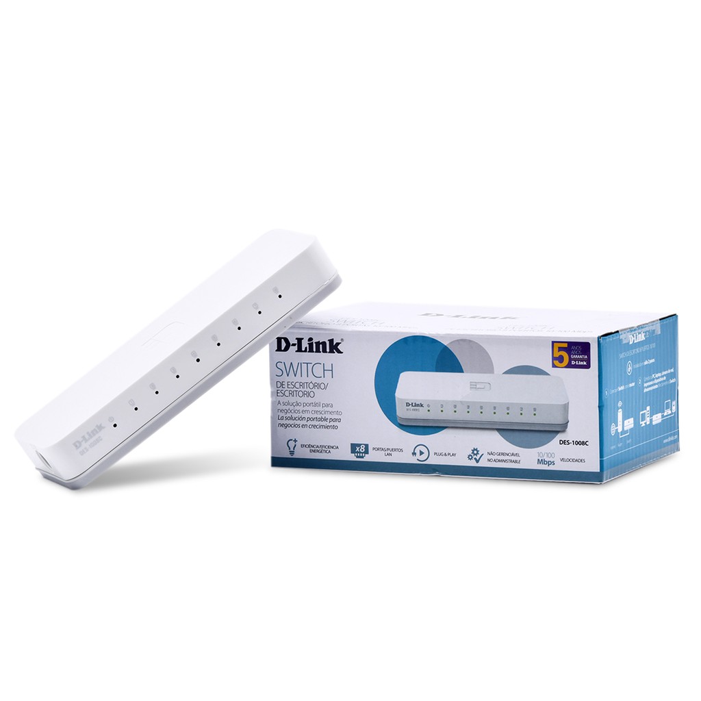 Công Tắc Hub 8 Cổng D-Link Des-1008C