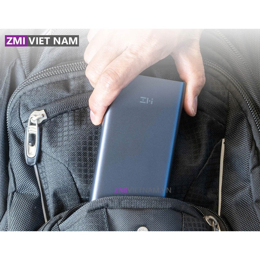 [ ZMI VIỆT NAM ] Sạc Dự Phòng ZMI QB822 20000mAh Sạc Nhanh 27W, 1 Cổng Type C, 1 Micro, 2 USB A | Bảo Hành 18 Tháng