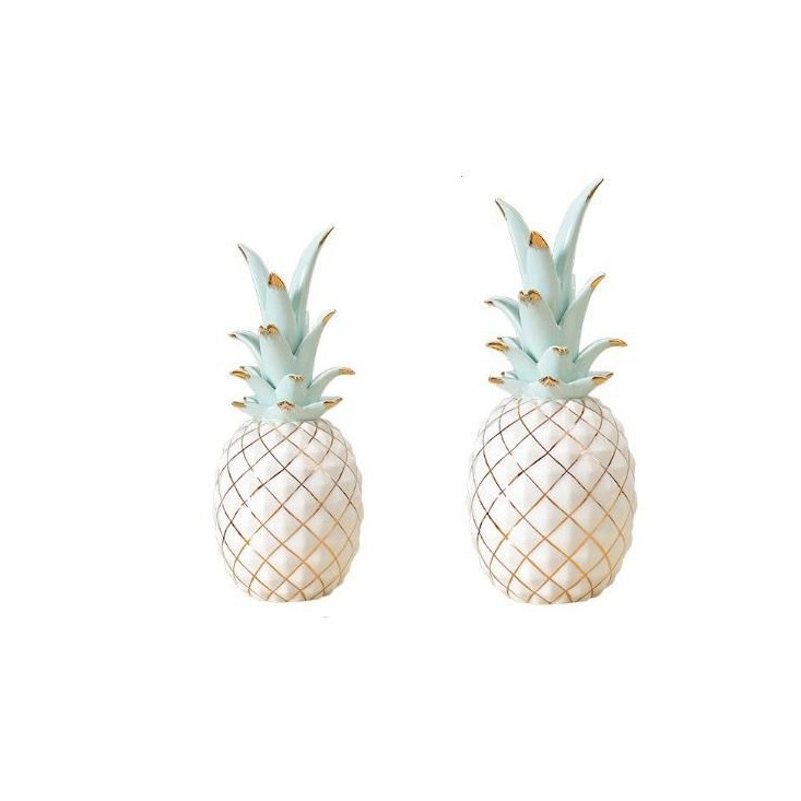 Bộ 2 tượng trang trí Savor Pineapple