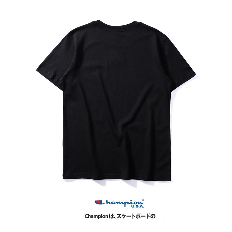 Áo thun Cotton ngắn tay thêu chữ Heat Sell CHAMPION