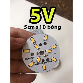 Đèn Led vỉ tròn 5V - Ánh sáng vàng, làm đồ thủ công. Cổng USB siêu sáng an toàn, dùng trang trí, DIY