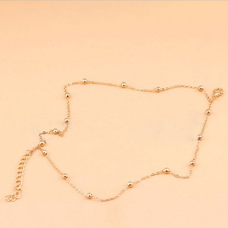 1 Lắc Chân Dây Đôi Màu Vàng