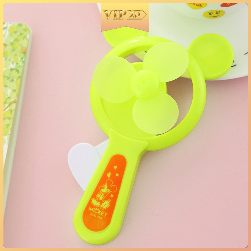 Quạt Cầm Tay Vip2U Kiểu Hoạt Hình Đáng Yêu | BigBuy360 - bigbuy360.vn