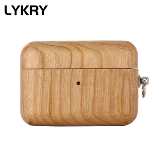 Hộp Đựng Bảo Vệ Lykry Bằng Gỗ Cứng Chống Sốc Cho Tai Nghe Airpods