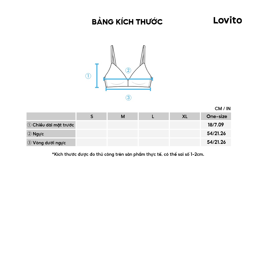 Áo ngực Lovito không gọng phối ren đơn giản thoải mái L00312 (Màu mơ/đen) | WebRaoVat - webraovat.net.vn