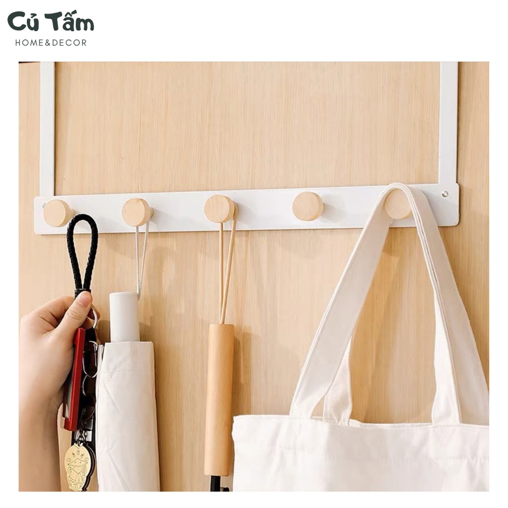 Móc treo quần áo sau cửa thông minh siêu bền - cutam.homedecor | BigBuy360 - bigbuy360.vn