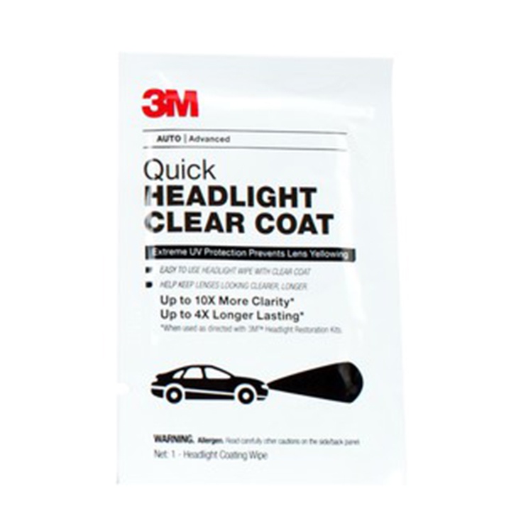 Phủ bóng bảo vệ và chống ố đèn pha ô tô 3M QUICK HEADLIGHT CLEAR COAT 32516