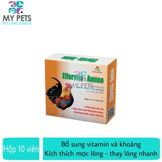 (HỘP 10 VIÊN) VMD Effervita A.mi.no dành cho chó mèo, chim cảnh