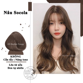 Thuốc nhuộm tóc màu NÂU SOCOLA kèm oxy trợ nhuộm