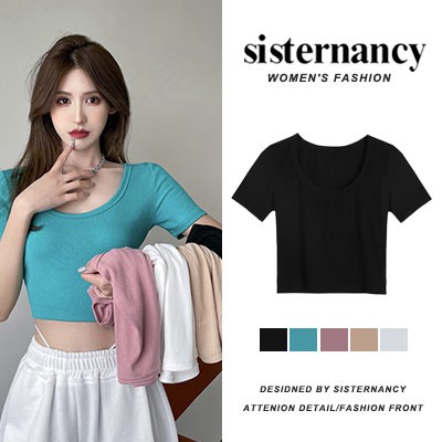 Áo thun COZOK tay ngắn phong cách ulzzang Hàn Quốc thời trang quyến rũ cho nữ