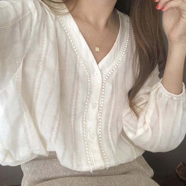 Sơ mi cổ tim điệu
