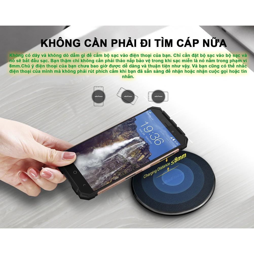 Sạc không dây ulefone UF 002