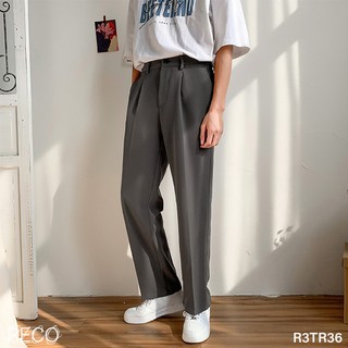 Quần vải nam Hàn Quốc cao cấp dáng rộng Trousers Loose R3TR36
