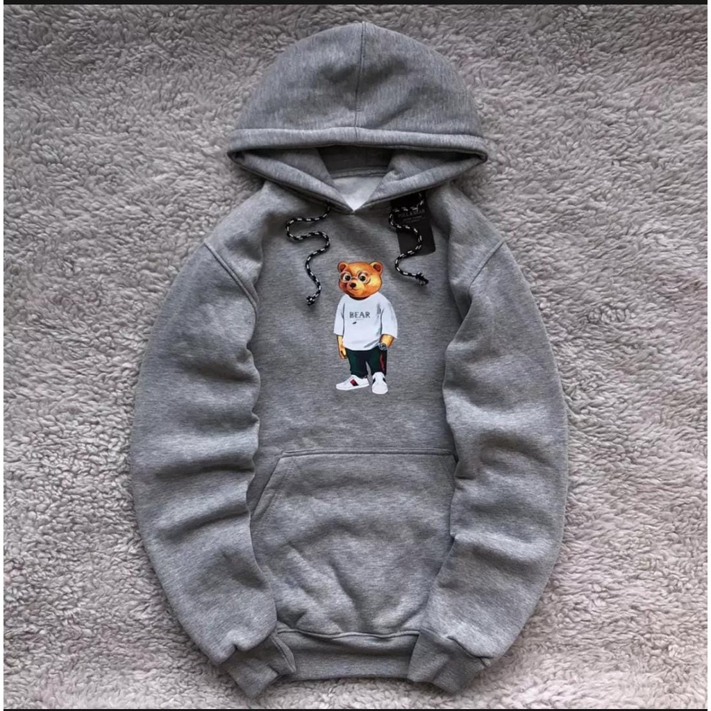 Áo Khoác HOODIE GUCCI In Họa Tiết Gấu Phân Phối GUCCI Chính Hãng Cao Cấp Cho Nam Và Nữ