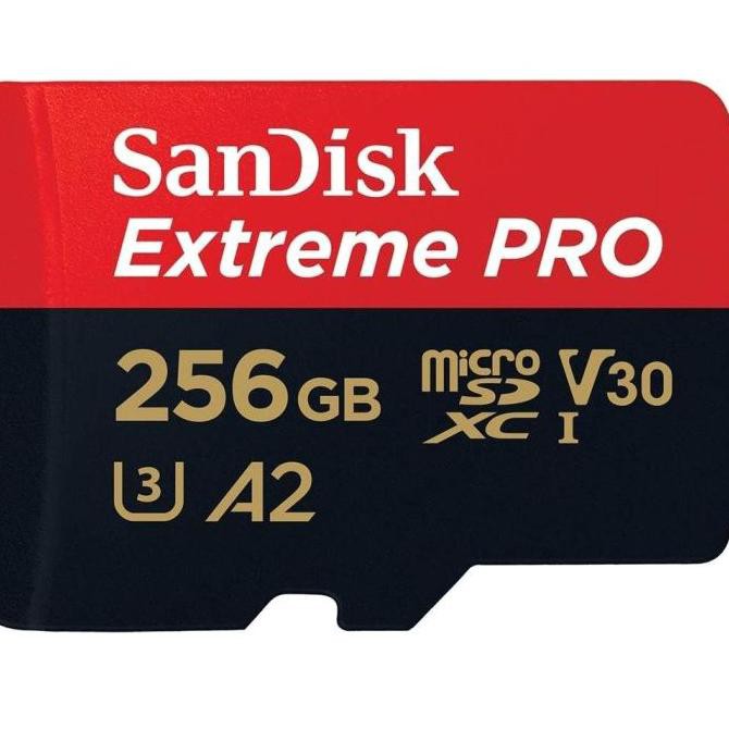 SANDISK Micro Sd 256gb Extreme Pro U3 A2 V30 Sdxc Microsd 256 Gb 170mbps 170mbps