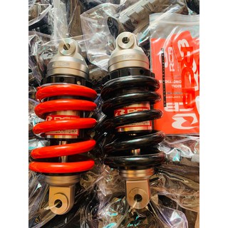 phuộc RCB mẫu E2 ex 135 đỏ đen vàng