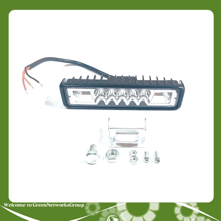 Đèn Bar Polic 10 Bóng LED Chính 6 LED Polic 2 bên Greennetworks