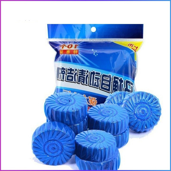 Combo 10 viên tẩy vệ sinh bồn cầu - Khử mùi hôi, diệt khuân toilet hiệu quả