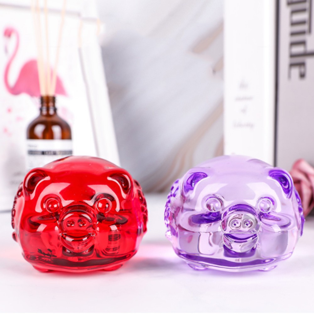 (Chọn màu) Chú Heo lưu ly phong thủy 5cm - Sung túc - Tài Lộc - Bình An | BigBuy360 - bigbuy360.vn