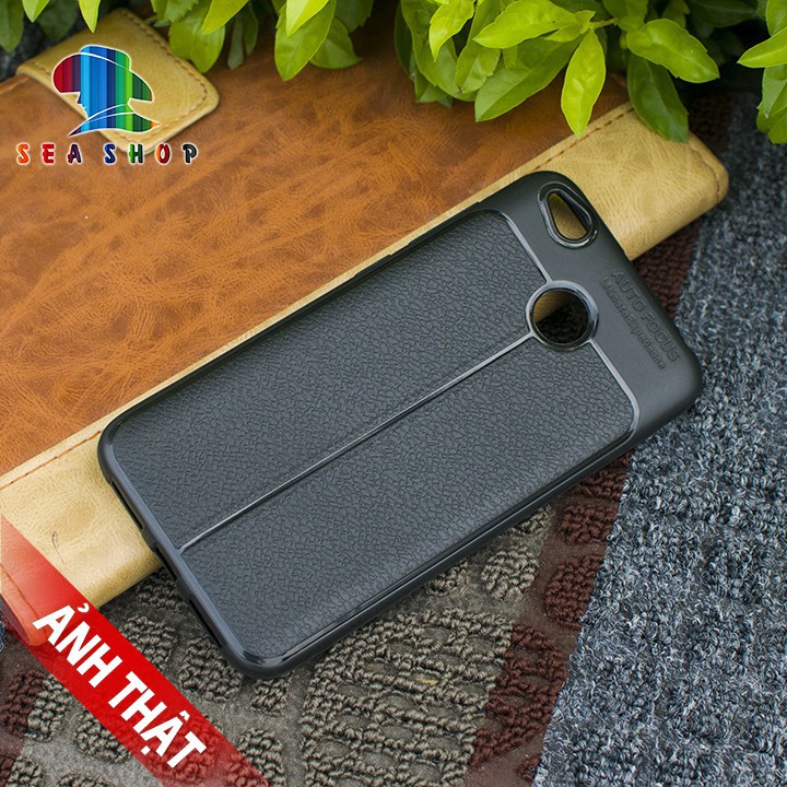 Ốp lưng Xiaomi Redmi 4X vân da chính hãng