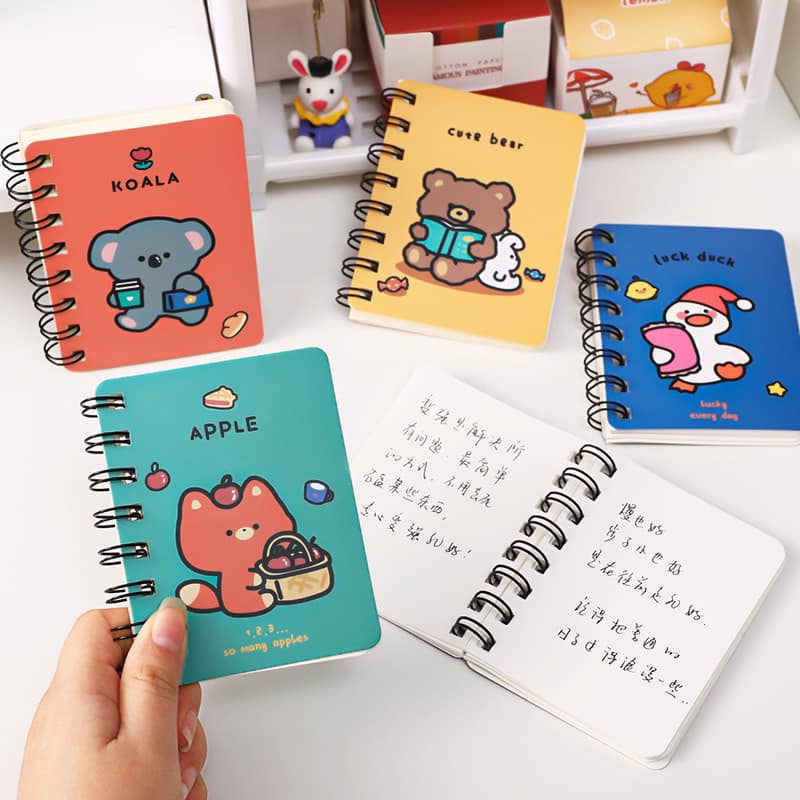 [Sale sốc] Sổ lò xo A7-Sổ 80 trang- Bobu shop-Giao hình ngẫu nhiên