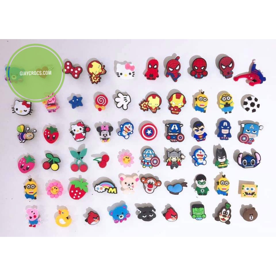 STICKER 🏵️🏵️Jibizt Dính Dép, DÍNH DÉP CÁ Sấu Giá chỉ 1.000