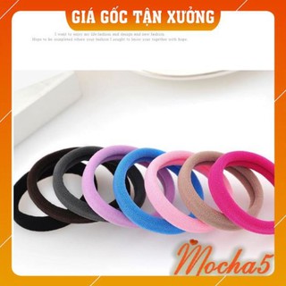 Dây Chun Buộc Tóc Siêu Co Giãn Không Cắn Tóc