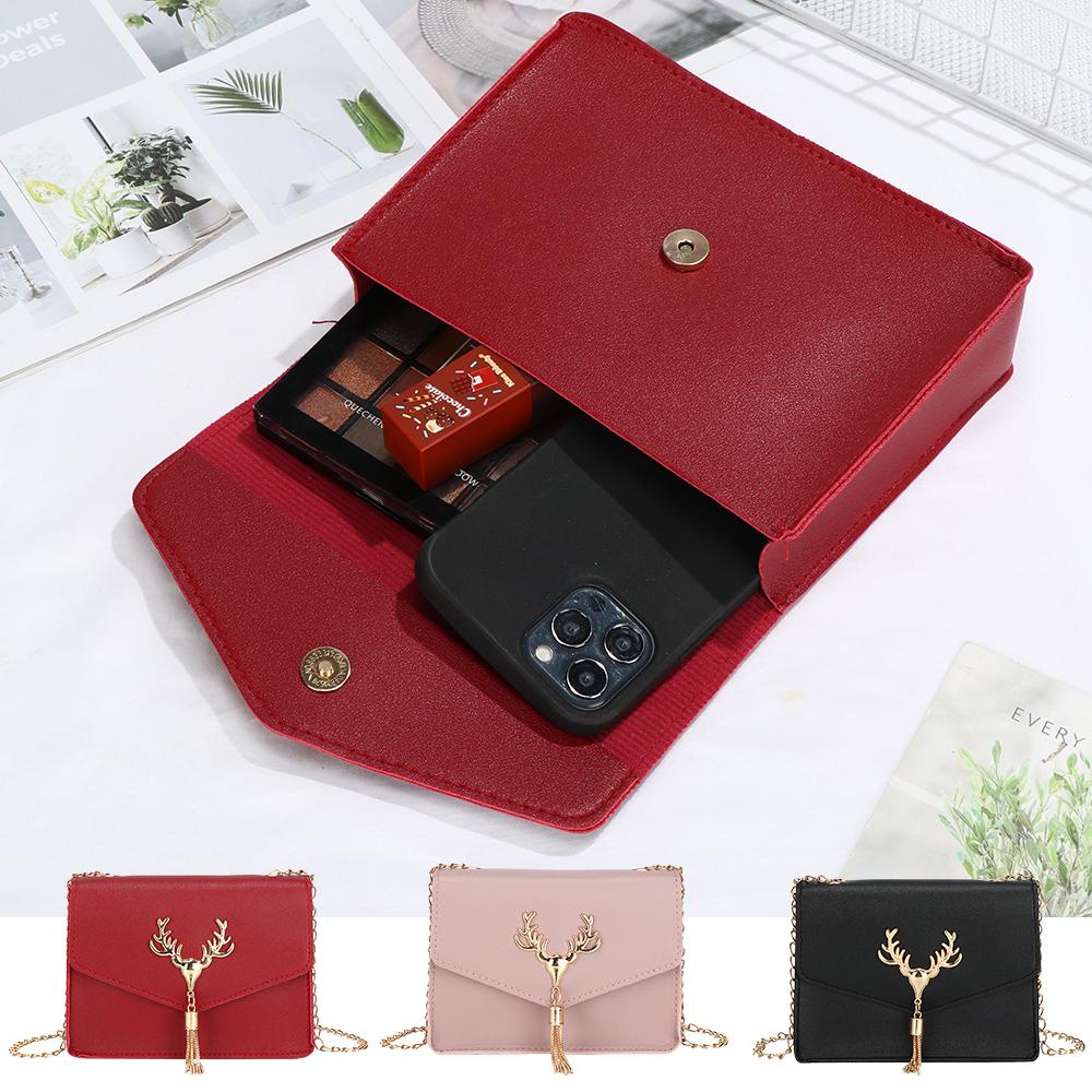 ORIENTLII Túi Xách Da PU Màu Trơn Thời Trang