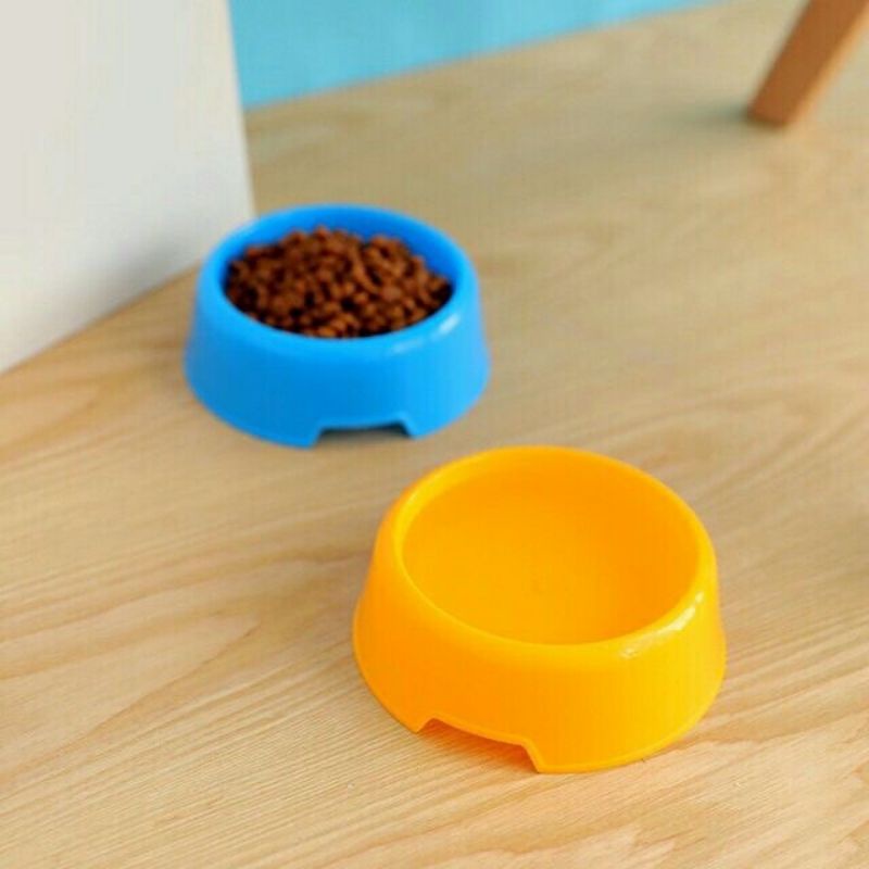Bát nhựa đơn đựng nước hoặc đồ ăn cho mèo chó bằng chất liệu cao cấp dễ rửa