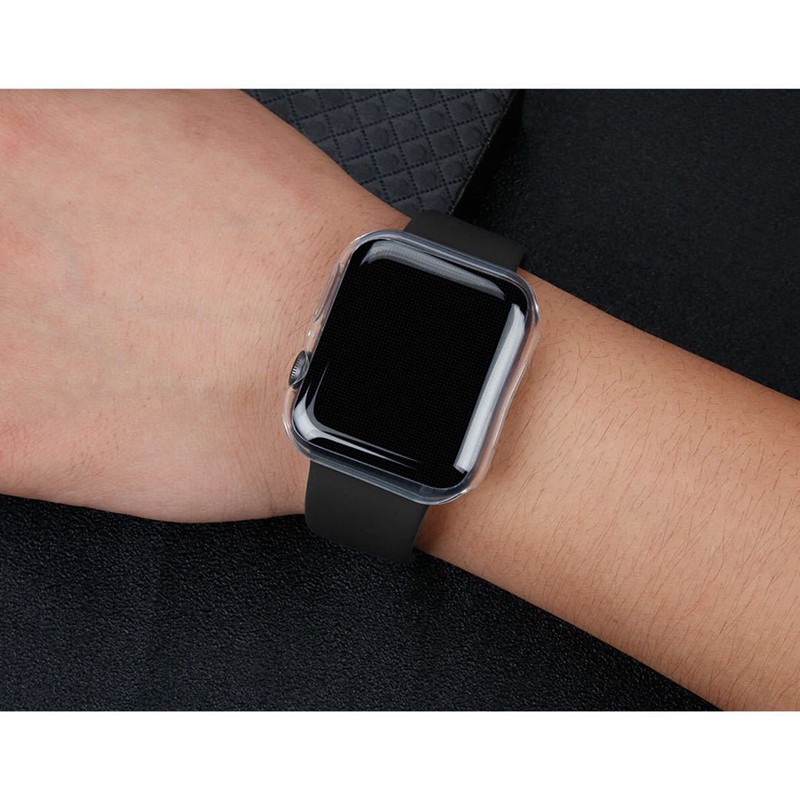 Ốp silicon bảo vệ màn hình đồng hồ thông minh cho Apple Watch iwatch5 iwatch4 Iwatch 5 4 3 2 1 6 40MM 44MM 38MM 42MM
